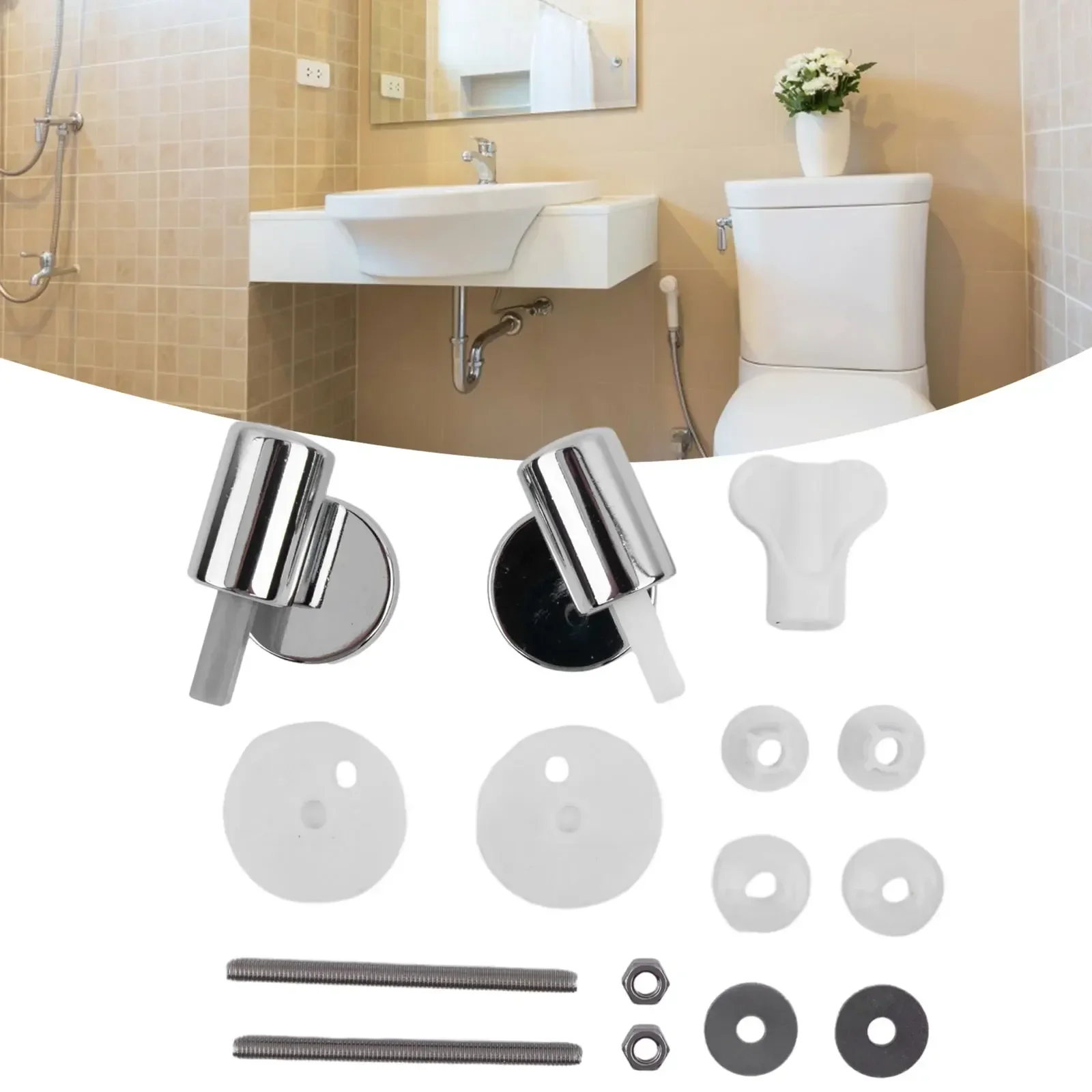 Toilet Seat Hinge 2pc Toilet Soft Close Hinge Replacements Cover Cushion Cover Mounting Fixed Joint Parts toilet seat accessories toilet hinge replacement