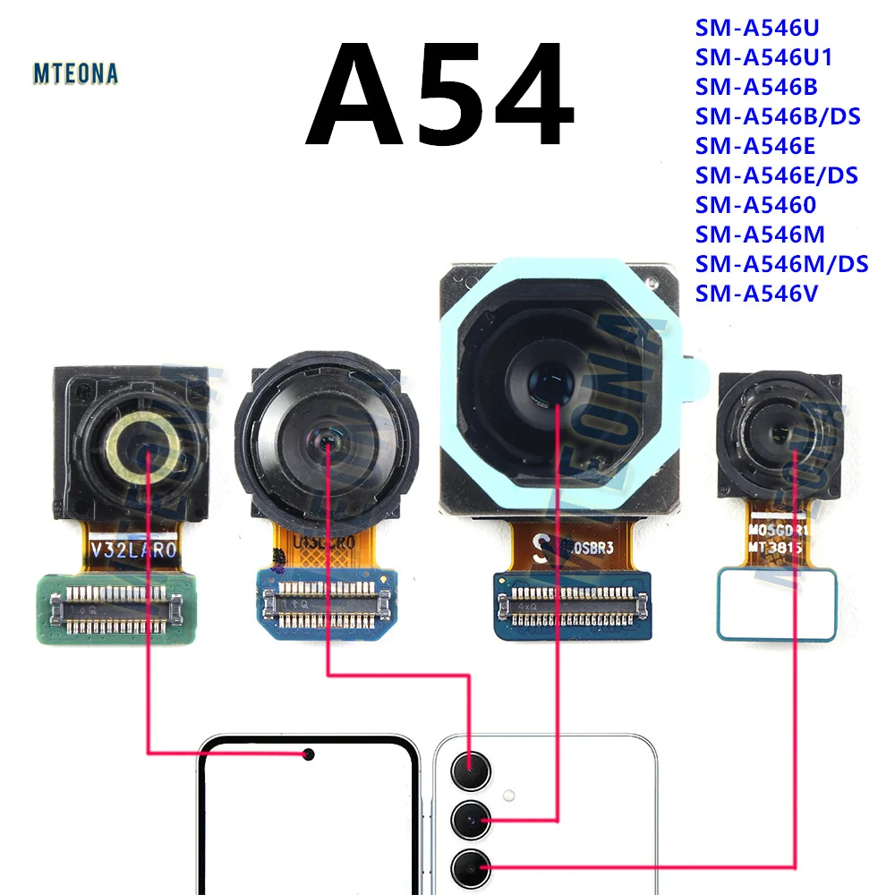 Enhanced Camera Module Replacement for Samsung Galaxy A Series - Front & Rear Views