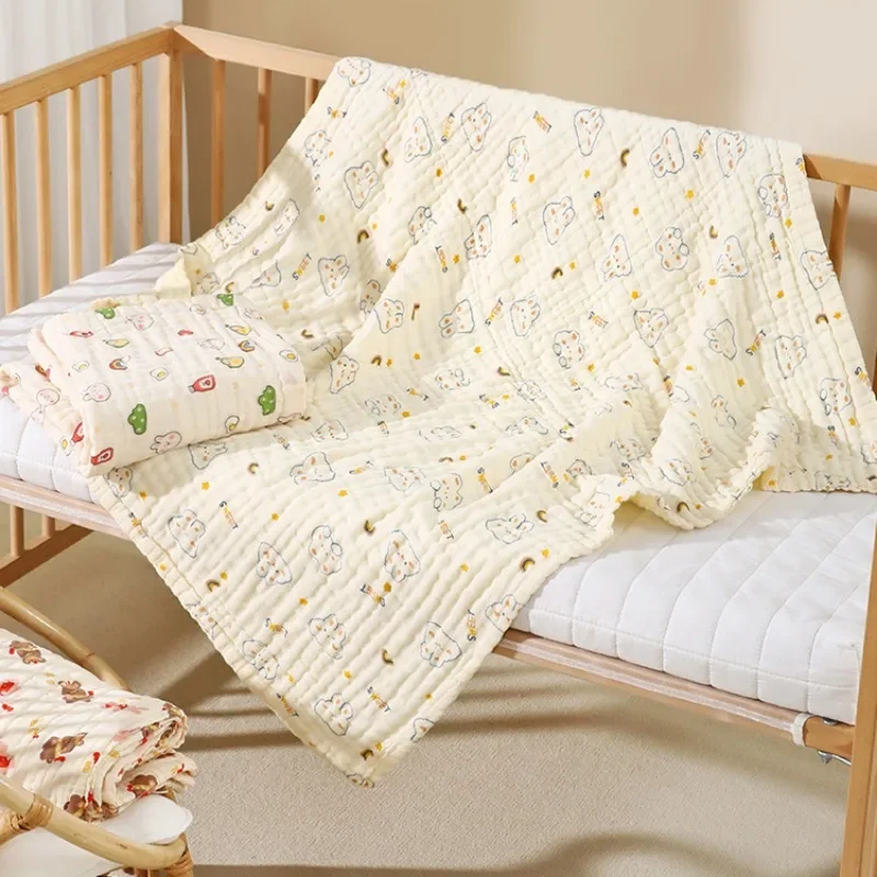 Baby bath towel soft absorbent cotton gauze blanket for newborn baby bathrobe washcloth infant swaddle kids towels blanket