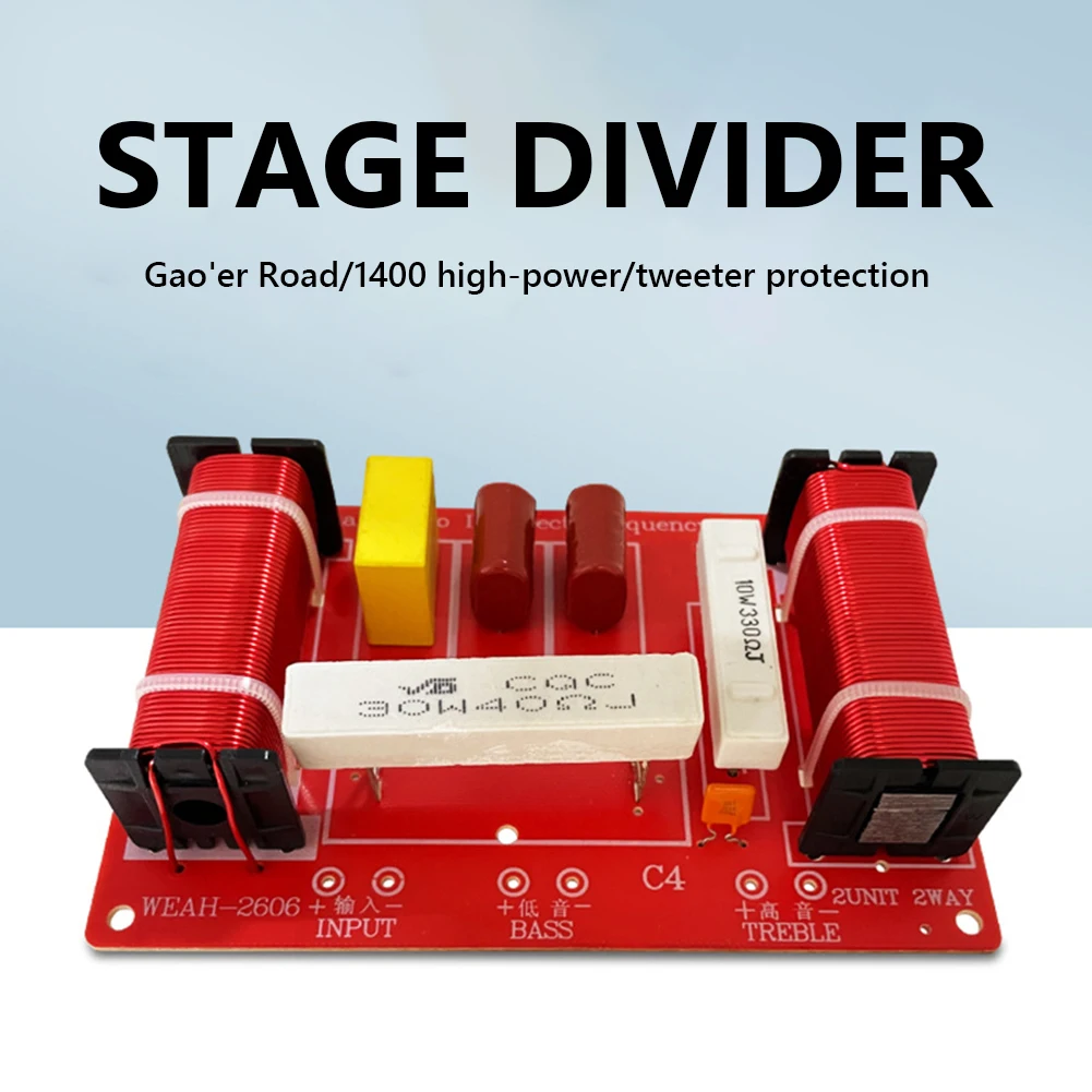 3/2 Ways 150/80W Hi-Fi Audio Speaker Crossover Treble Midrange Bass Independent Crossover Home Speakers Filter Frequency Divider speaker frequency divider
