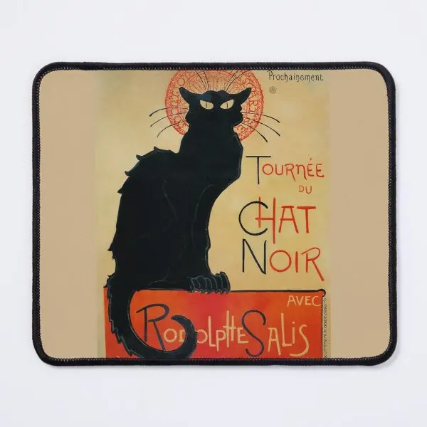 Tour Of Le Chat Noir Theophile Alexandre Mouse Pad Mousepad Table Pc Gamer Play Gaming Computer Tastiera Scrivania Mens Tappeto