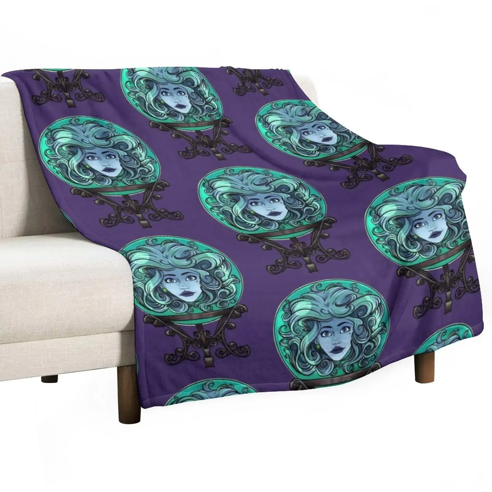 

Madame Leota, no background Throw Blanket Stuffeds Plush Beach Fluffy Shaggy Blankets