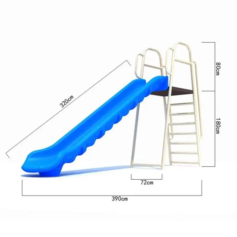 Outdoor Playground Joining Assembling Accessories,Amusement Tube Slide Pieces Plastic Skip Sleds Customized Made