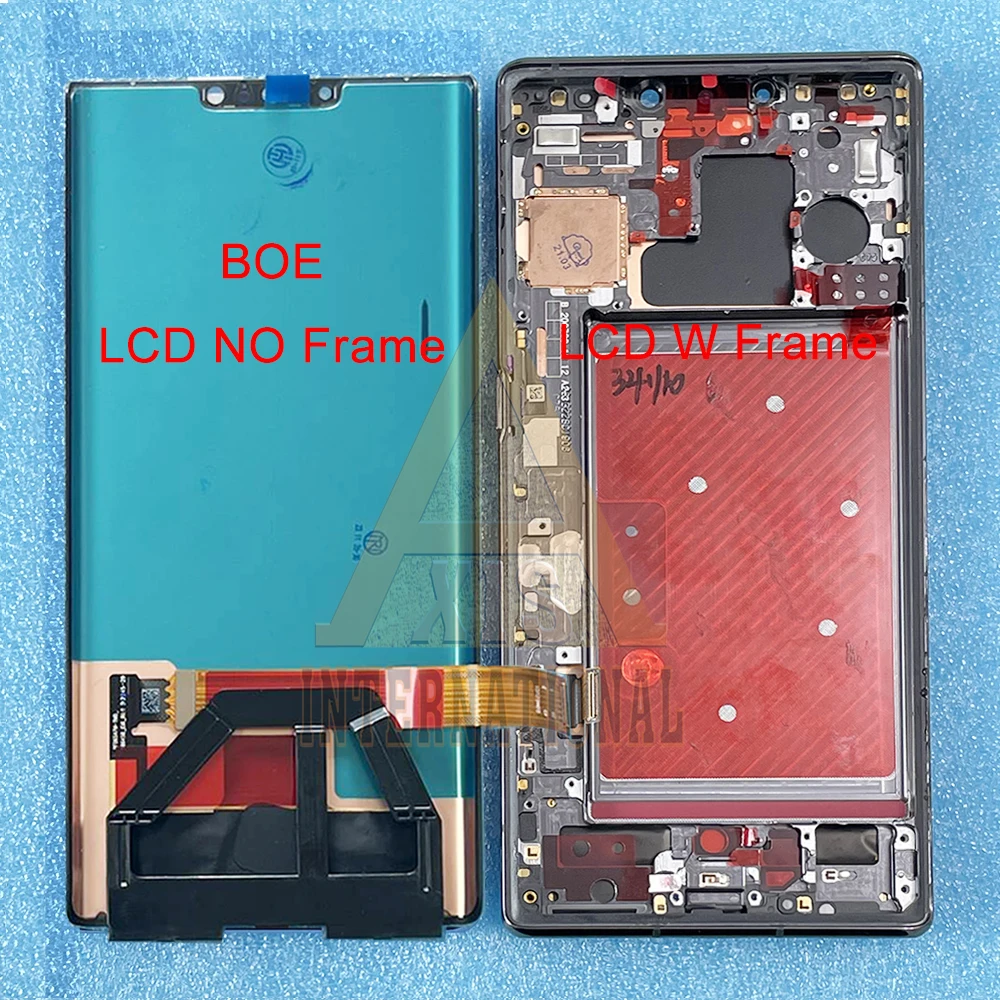 Оригинальный OLED дисплей 6,53 дюйма для Huawei Mate 30 Pro, зеркальный ЖК-дисплей, экран + сенсорный дигитайзер для Huawei Mate 30 Pro, зеркальная рамка для ЖК-дисплея