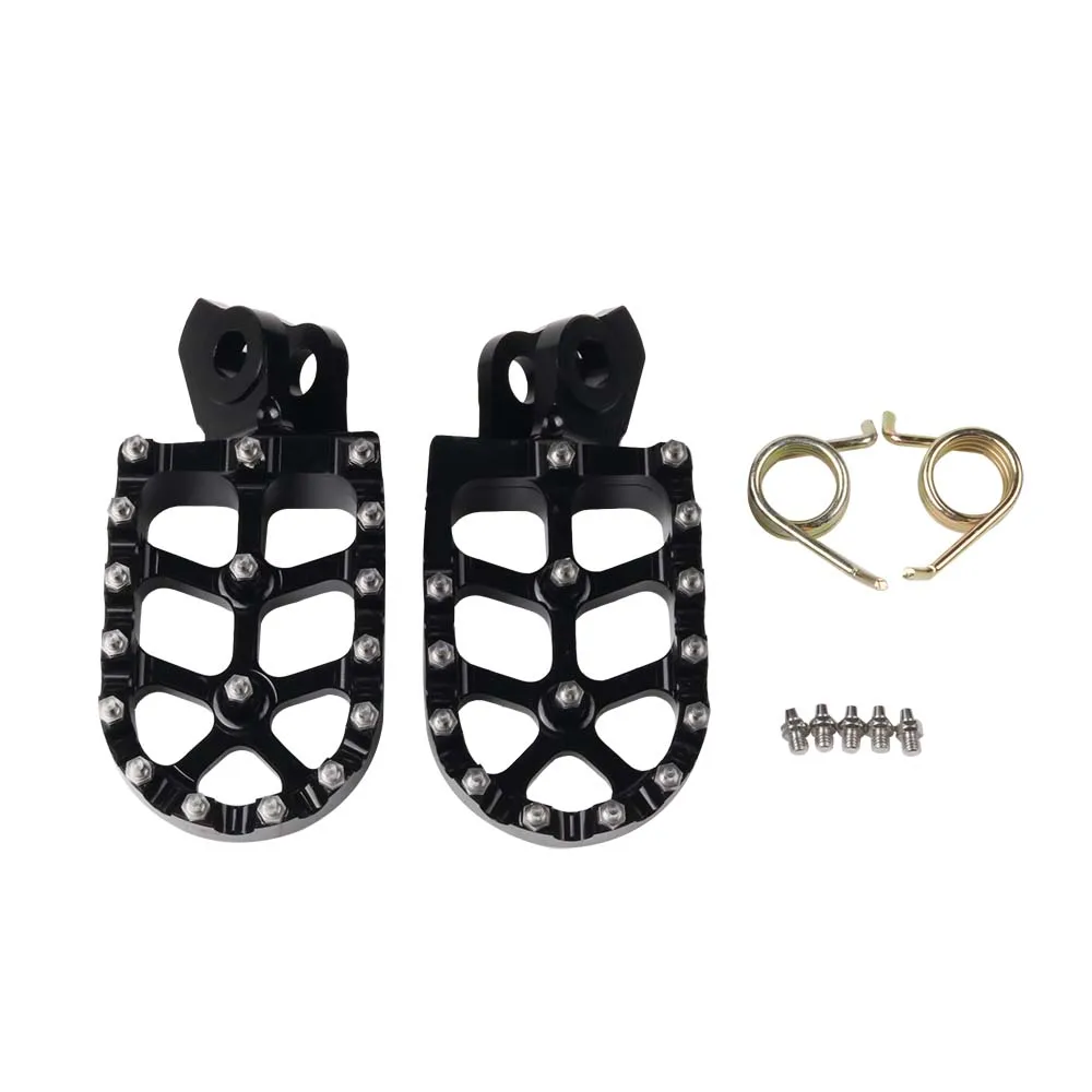 Motorcycle Accessories Footpegs Footrests For Suzuki RMZ250 450 RMX450Z RM125 For Tenere 660 XT660Z