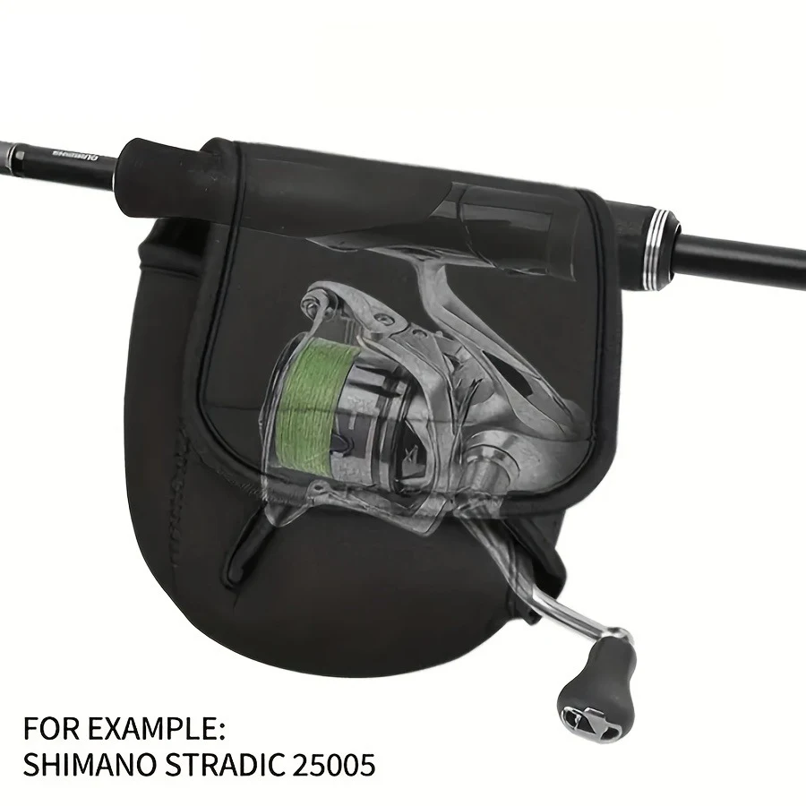 Protective Spinning Fishing Reel Bag Fly Baitcasting Raft Reel Case Storage Pouch Drum Cover for Outdoor Sports And Travel