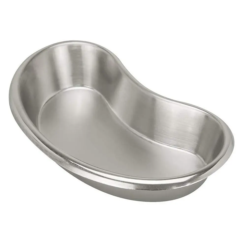 Surgical Basin Dishwasher Safe 8" Kidney Tray 304 Stainless Steel Surgical Utility Basin