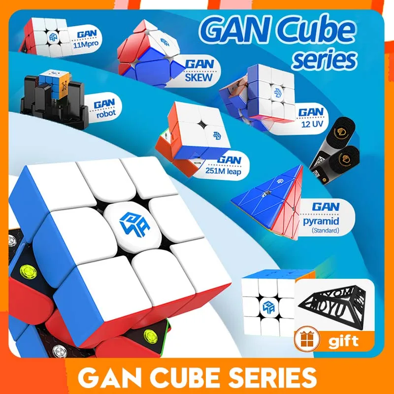 [Gan Cube Series] 356RS 356M 11m Duo EDU RS XS Timer 12m Magnetic i3x3 Icarry mg3 12UI Smart Robot Cube Puzzle Toy for Students gan 356 m 3x3 magnetic speed cube stickerless gans 356m magic cube lite ver 2020 no extra ges