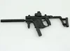 1/6 KRISS Vector Submachine Gun Plastic Assemble Firearm Puzzle Model for 12" Soldiers Military Weapons Building Blocks 5