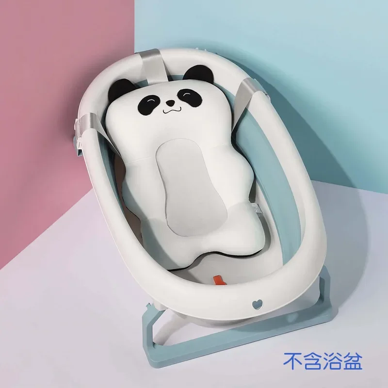 Cartoon Baby Shower Pillow Bath Tub Pad Cute Portable Non-Slip Bathtub Seat Support Mat Newborn Safety Bath Support Soft Cushion bath pillow