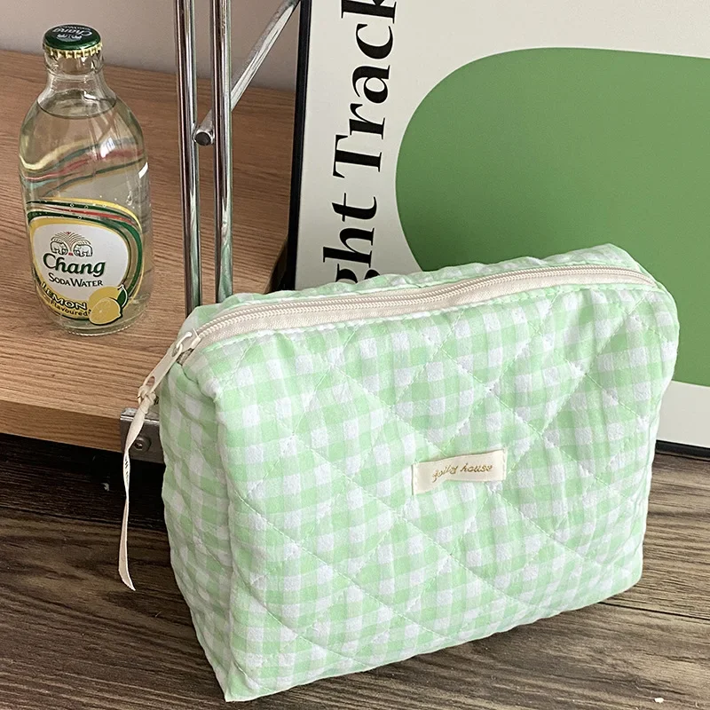 

Casual Ladies Small Storage Bag with Zipper Female Travel Clutch Bag Small Handbags Large Capacity Women's Cosmetic Bags Cases