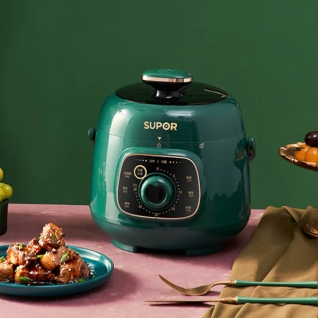 SUPOR Electric Pressure Cooker, with Lid Opening, Hot Pot, Home Use, Smart Knob Panel, Easy to Clean, Suitable for Soup Making 1