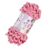 1pc 100g 100% Polyester Finger Loops Yarn Hand-woven Thick thread For DIY Knitting And Crocheting Blanket sweater toy 5