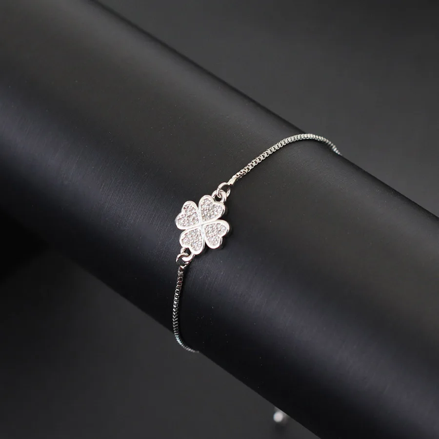 Adjustable Chain Bracelet for Women with Evil Eyes and Butterfly