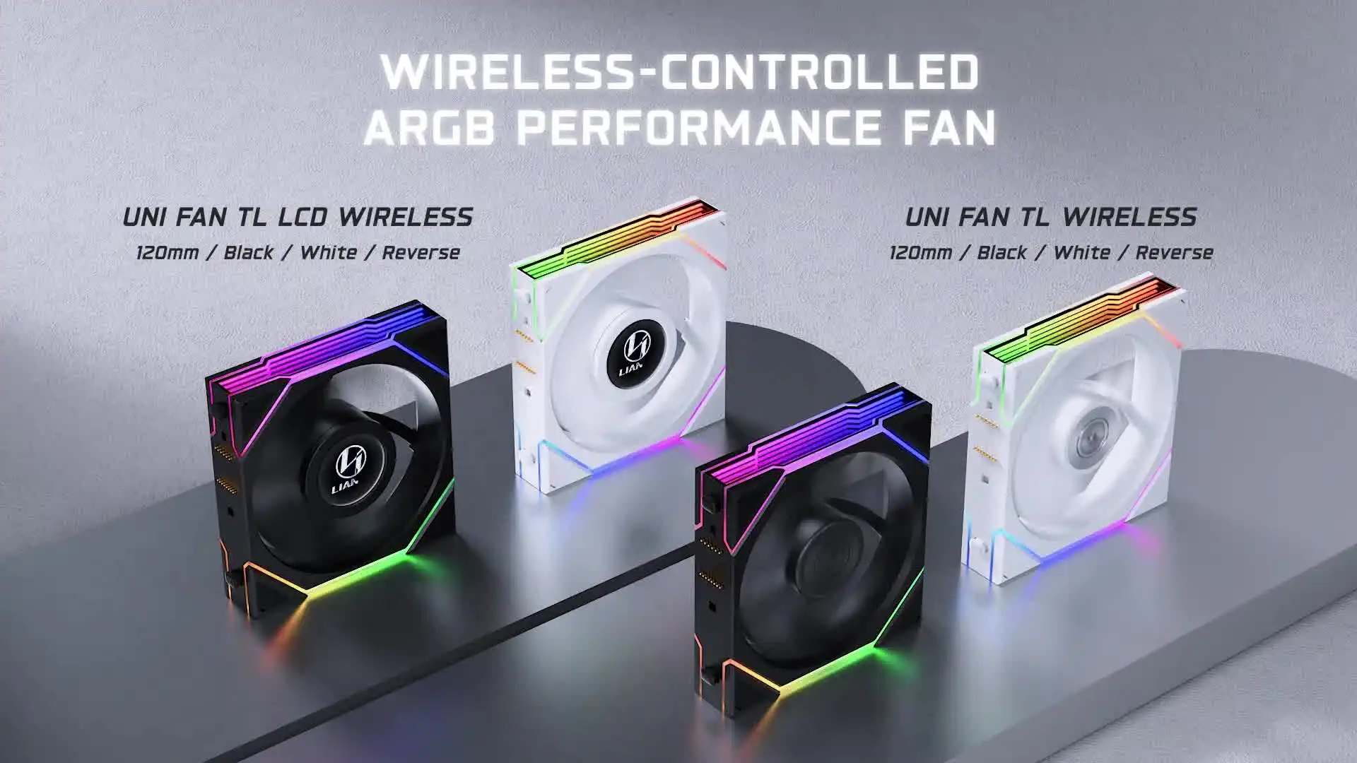 Lian-Li UNI FAN TL Wireless LCD 140 Single Pack NO CONTROLLER