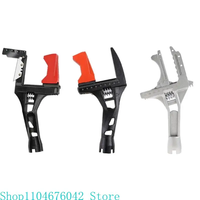 5asd Faucet & Sink Wrench Plumbing Wrench Basin Multi-purpose Tool for Toilet Bowl/Sink/Bathroom