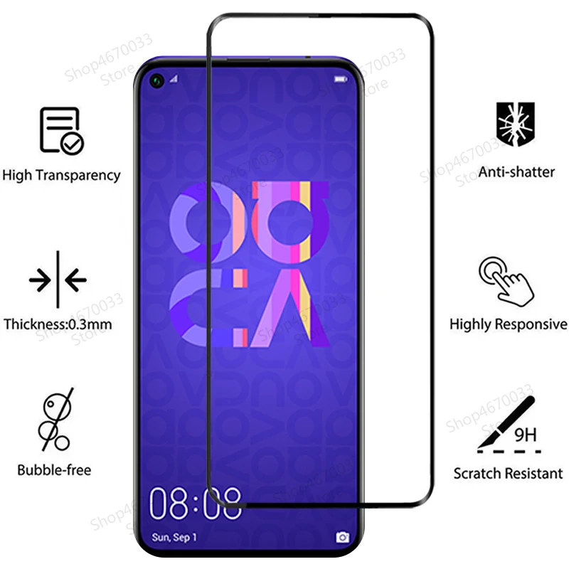 Premium 4-Pack 9D Tempered Glass Screen Protector Set