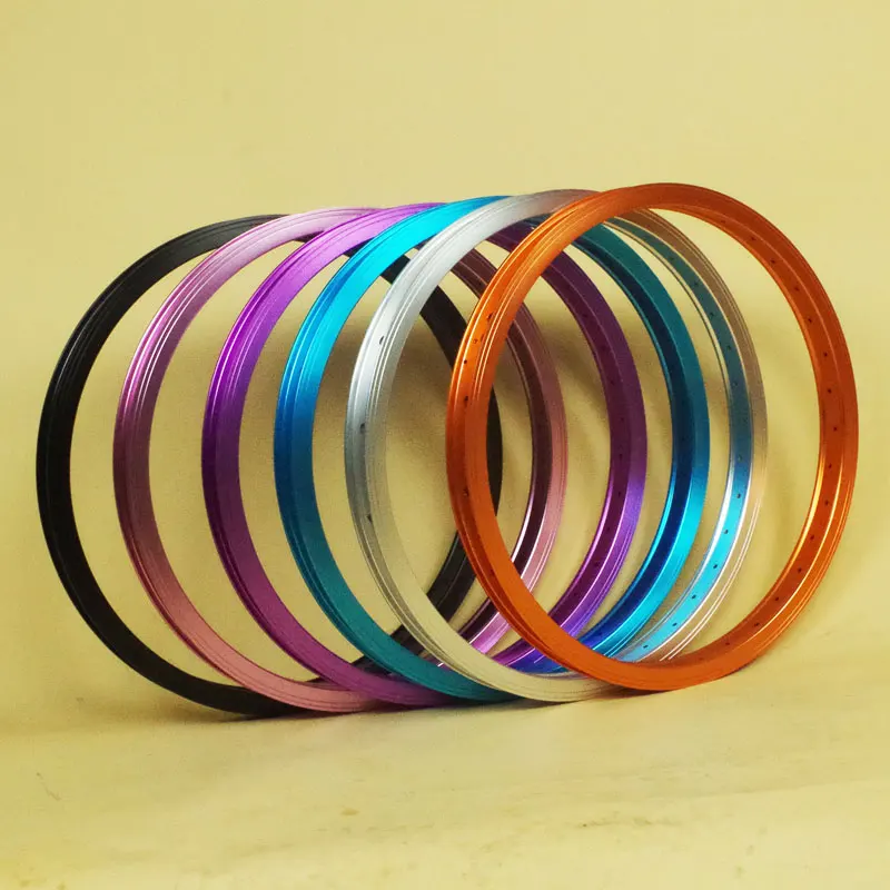 알루미늄 더블 림 BMX 휠 액세서리, 36 홀, 20 인치, BMX 자전거