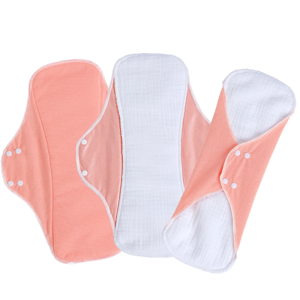Eco-Friendly Reusable Cotton Sanitary Pads - High Absorbency and Leak-Proof
