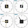 Wall Clock Mechanism Silent Quartz Movement Machine Wall Hands Silent Sweeping Second Movement with Pointer DIY Repair Parts 6