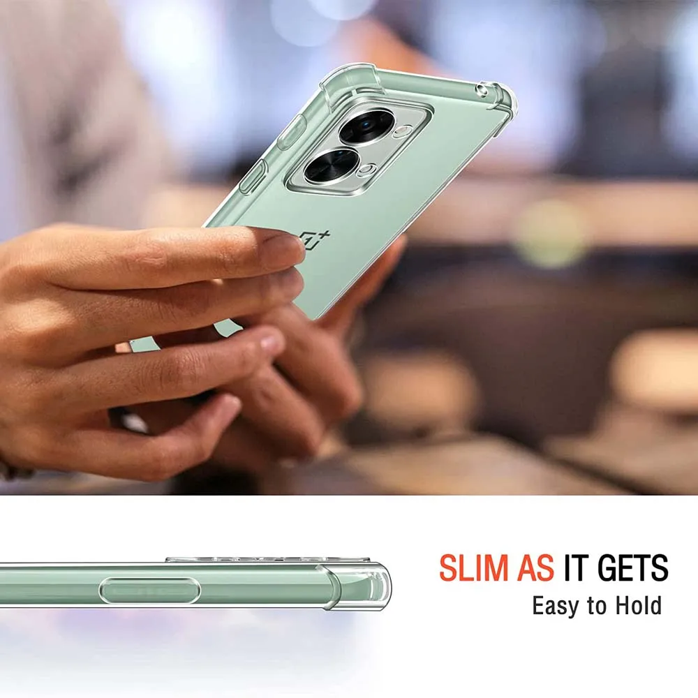 Shockproof Clear Silicone Phone Case - Thick Protective Cover