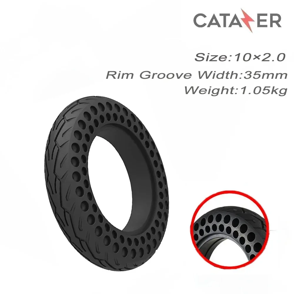 

10 Inch Airless Honeycomb Tire 10X2.0/2.125/2.5 Electric Scooter Solid Tire Wear-resistant Explosion-proof Tubeless Tyre
