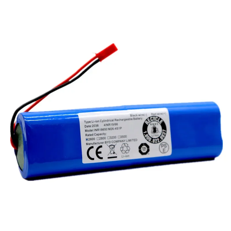 RobotVacuumCleanerBattery144V2600mAh18650lithiumRechargeableBatteryforilifeV50V55