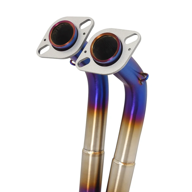 Slip On For KAWASAKI Ninja400 Ninja 400 Motorcycle Connect Original Exhaust Escape Moto System Modify Front Mid Middle Link Pipe - Image 3