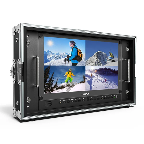 LILLIPUT BM150-4KS Broadcast 15.6" HDR 3D-LUT Color space Carry-on 4K Director Monitor 3840x2160 SDI HDMI-compatible Tally VGA