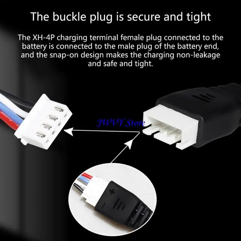 Câble de charge USB 11.1V pour batterie Lipo RC voiture hélicoptère