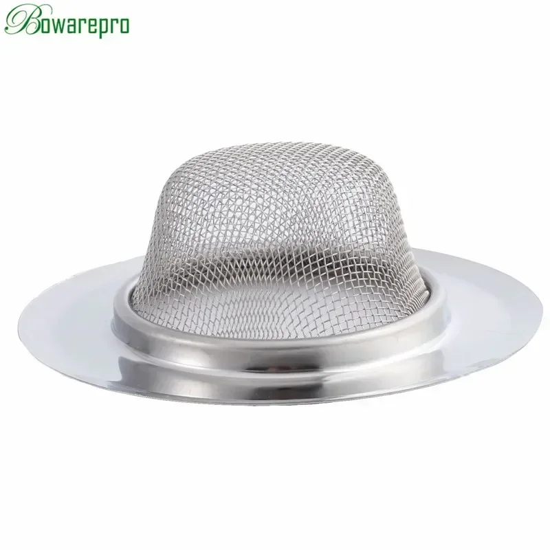 Shower Drain Hole Filter Trap Steel Bath Catcher Stopper Metal Sink Strainer Bathroom Plug Filter 11/9/7cm