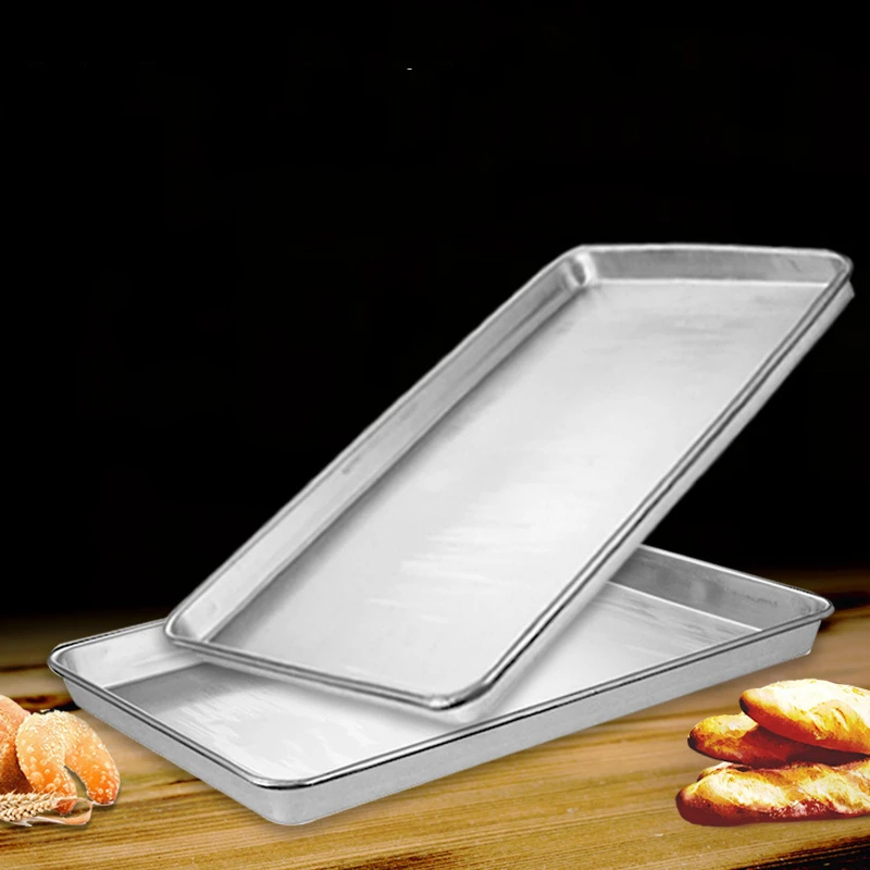Aluminum Baking Pan Rectangular 40*60 Baking Tray Pizza Grill Bread Cake Tray Commercial Oven Baking Mold