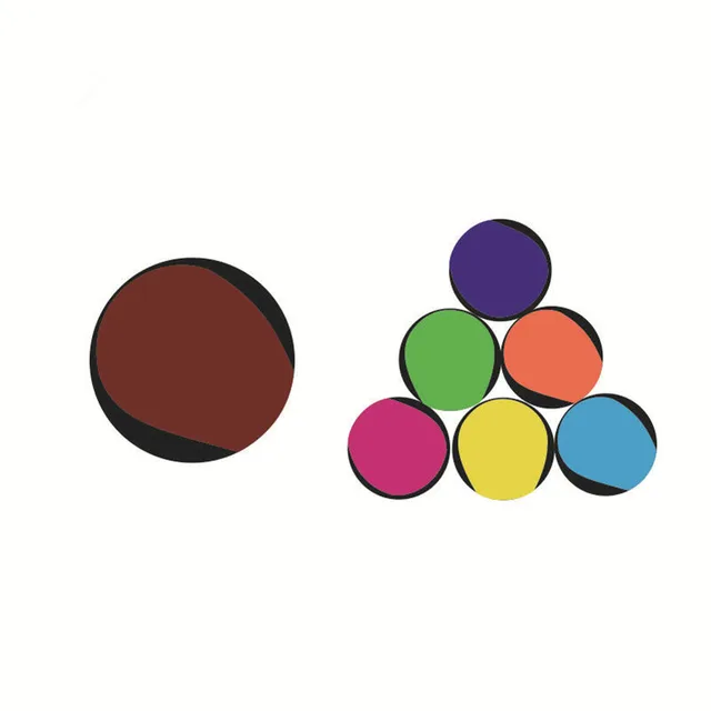 5.5cm Outdoor Toys Water Bouncing Ball Swimming Pool Beach Ball Skips On Water Game Stress Relief Sports For Kids Children Adult 2