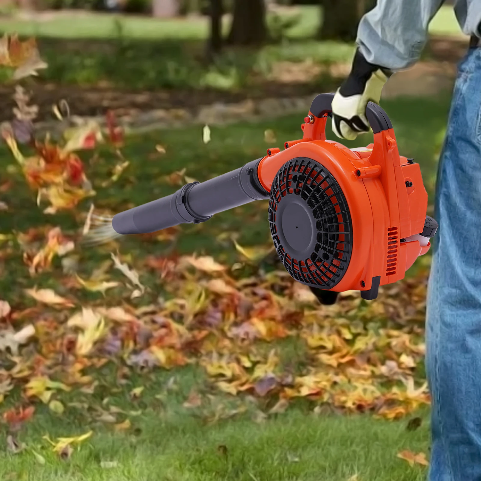 25.4cc 2-Stroke Gas Powered Leaf Blower Handheld Gas Blower 4.59ft&sup3;/h air blower electric blower