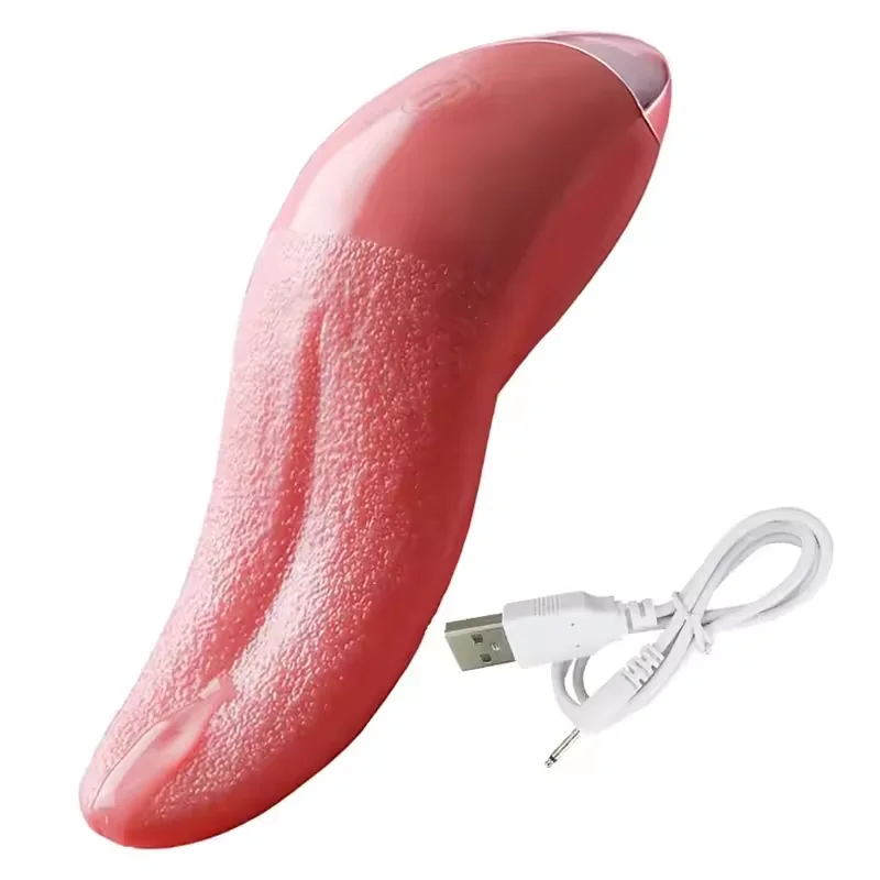 Realistic Tongue Licking Vibrator Female G Spot Clitoris Nipple Stimulator Blowjob Orgasm Vagin Massager Sex Toys for Adult 18+