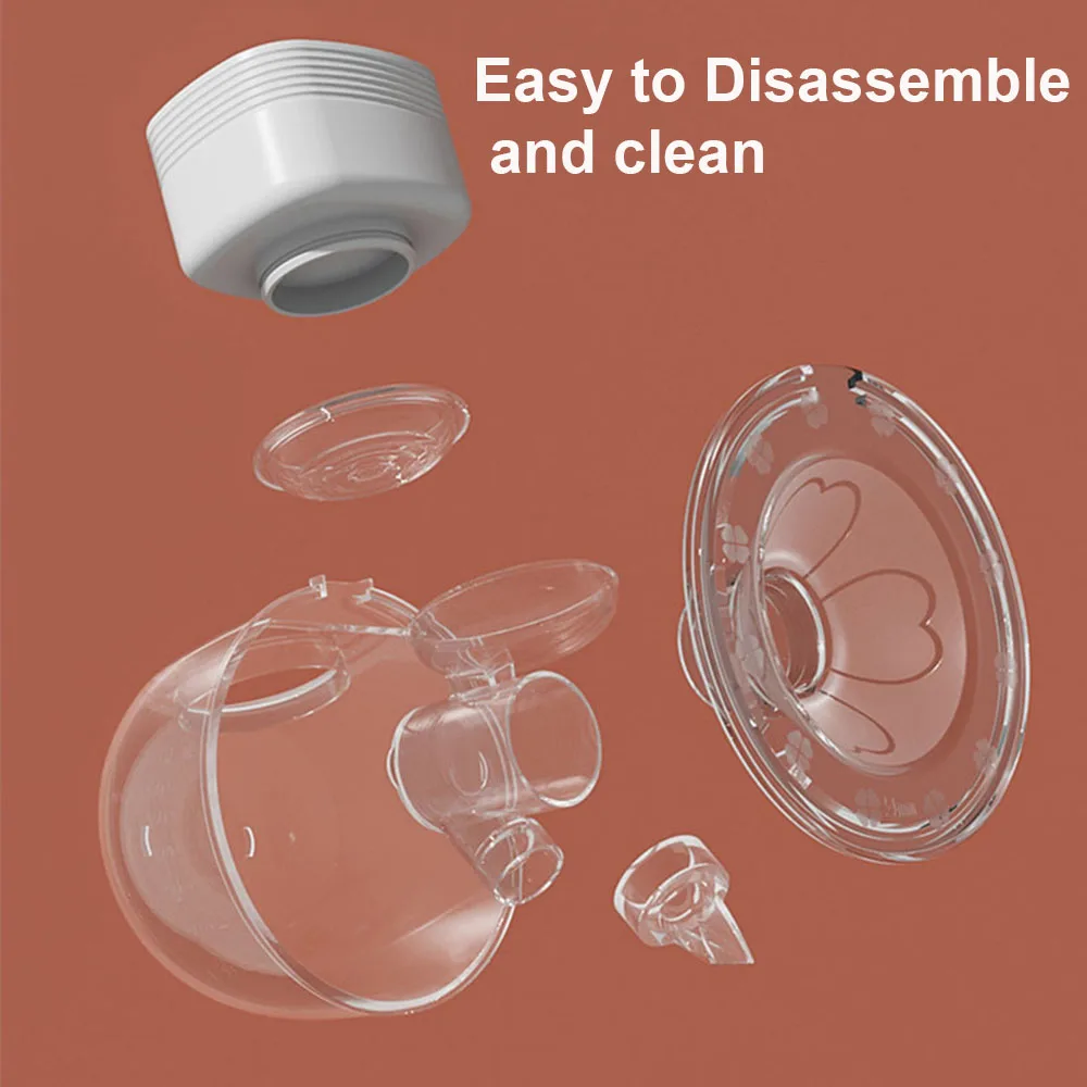 Wearable Breast Pump Portable Electric Breast Pump for Breastfeeding Hands Free 4 Modes 9 Suction Levels Low Noise