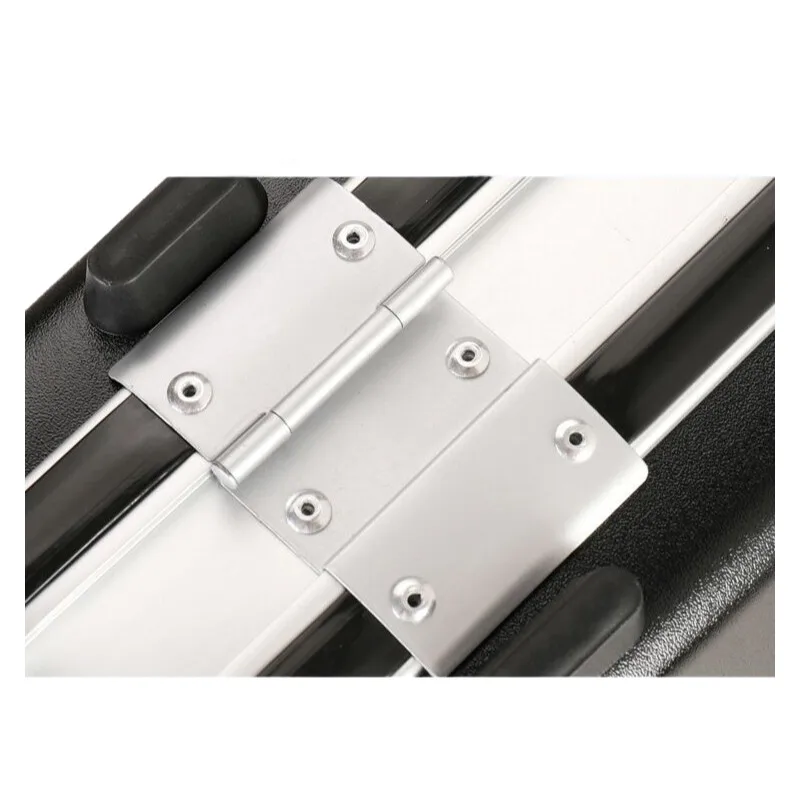 Aluminum Frame Hard Shell Business Laptop Briefcase - Anti-Theft Password Lock Portable Computer Bag for Travel