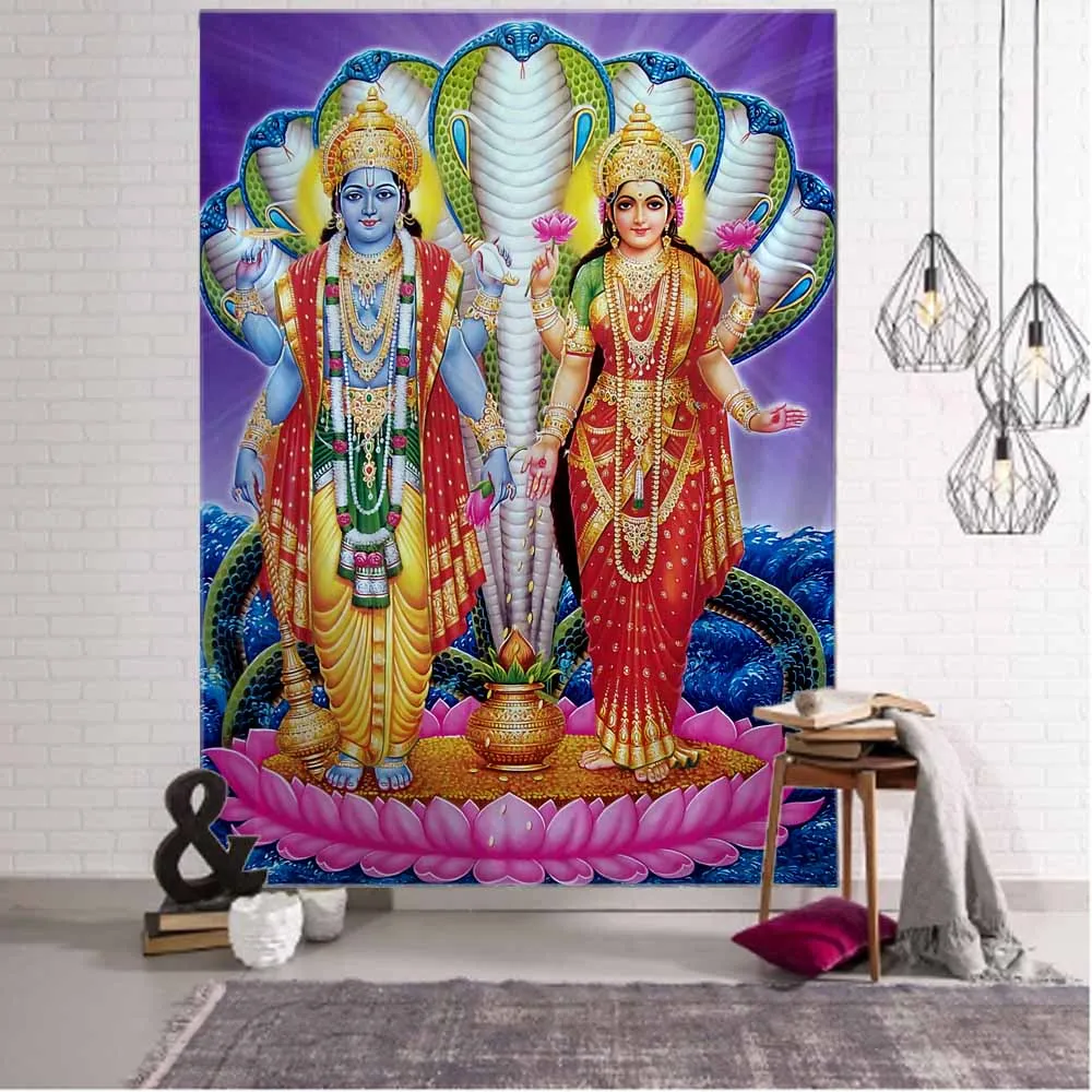 

Indian Buddha Tapestry Still Life Oil Painting Meditation Home Decor Wall Hanging Mandala Hippie Boho Wall Decor Yoga Mat Sheets
