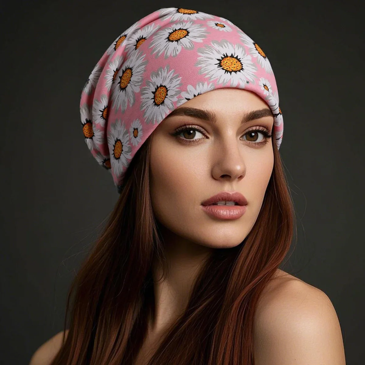 Neue Frühling Herbst Erwachsene Frauen Warme Mützen Skullies Casual Outdoor Hut Schal Mode Sport Dance Mädchen Hüte Floral Knochen