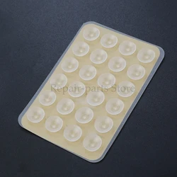 Enhanced Silicone Suction Cup Set - Versatile and Durable for Mobile Devices and Accessories (Transparent)