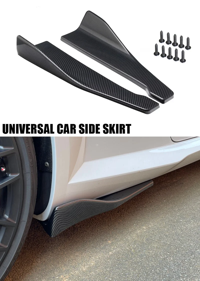 車のサイドスカート延長バンパードアリップスプリッター