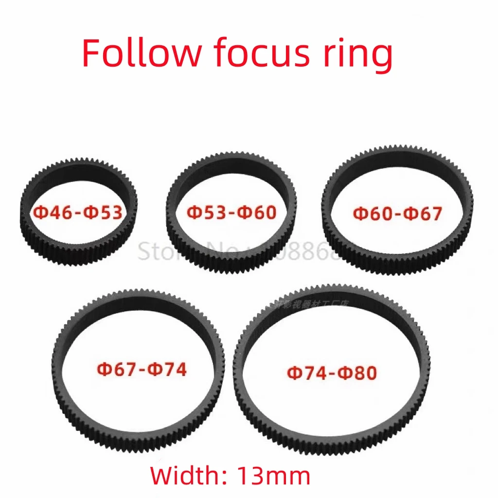Description Picture 3 of itemJadkinsta Camera Focus Gear Ring 360 Rotation Follow Focus Ring 46-80 For SLR DSLR Camera Accessories