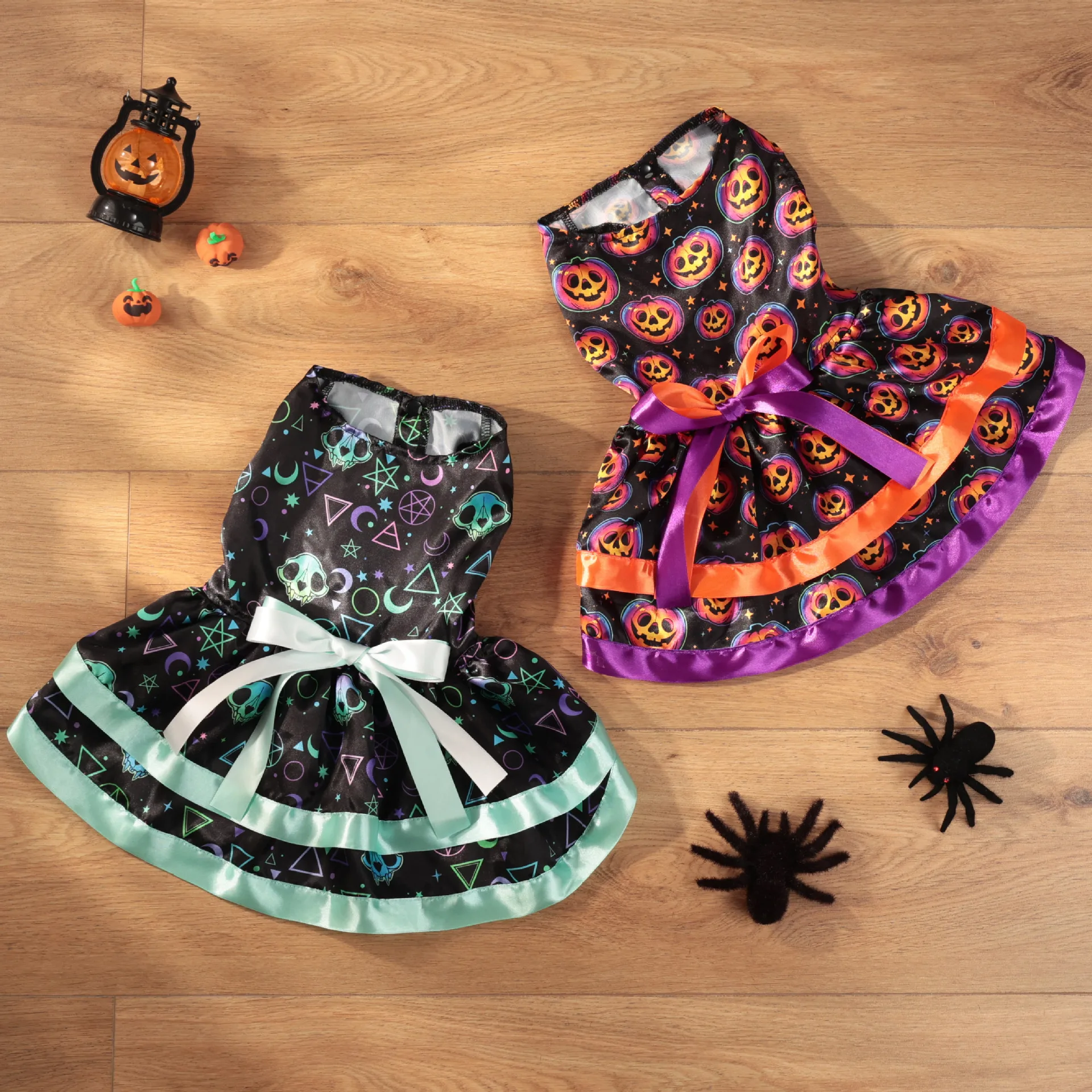 Robe Colorée Citrouille pour Chiens