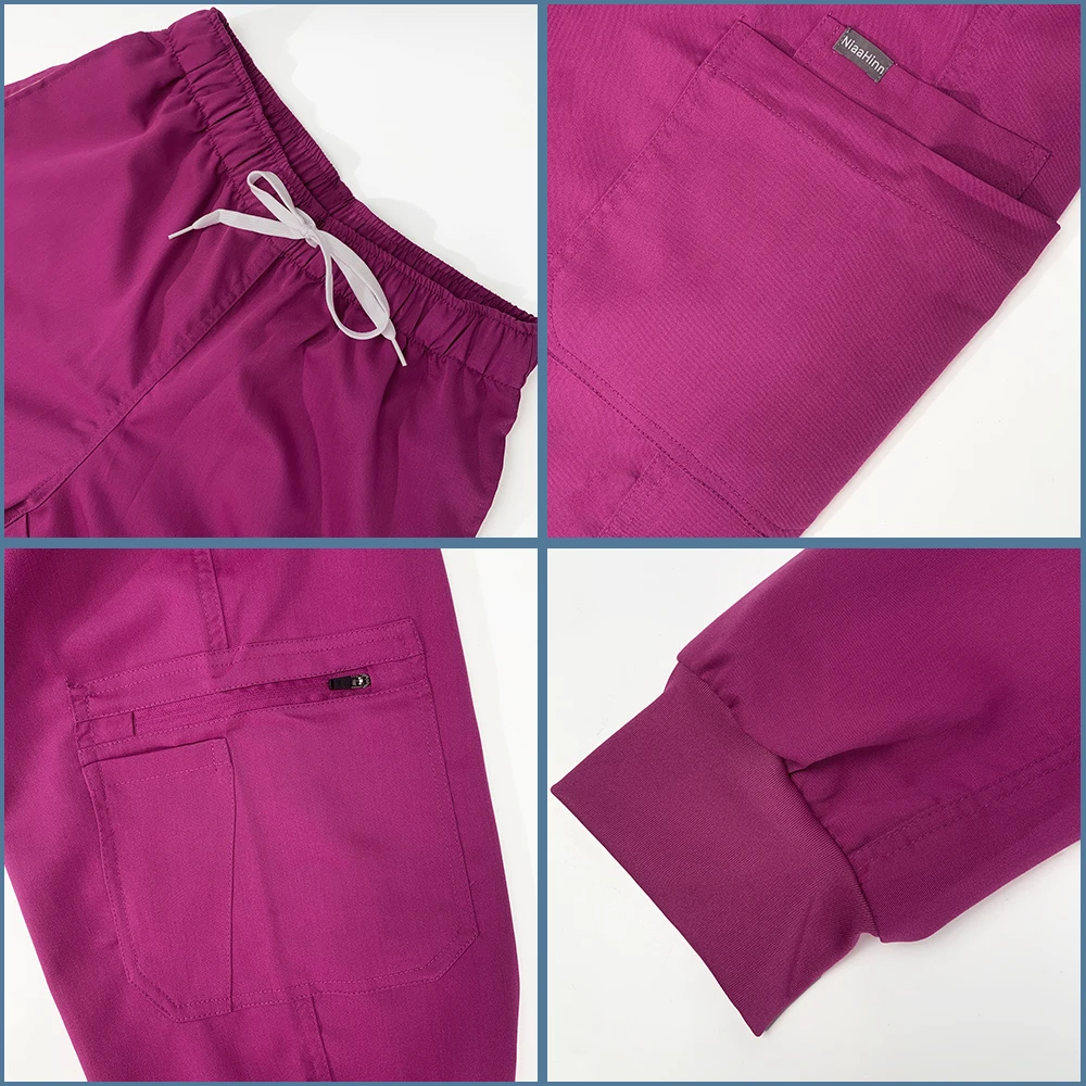 Women Scrubs Nurse Accessories Medical Uniform Jogger Suit medical uniform