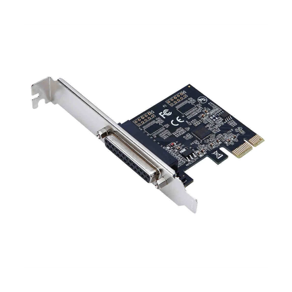 High Quality Parallel Port DB25 25Pin Pcie Riser Card LPT Printer To PCI-E Express Card Converter Adapter AX99100
