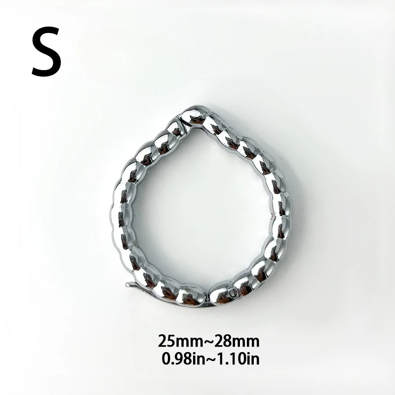 Metal Cock Ring Chastity Penis Ring Foreskin Correction Penis Exercise Ejaculation Delay Lock Rings Sex Toy For Men