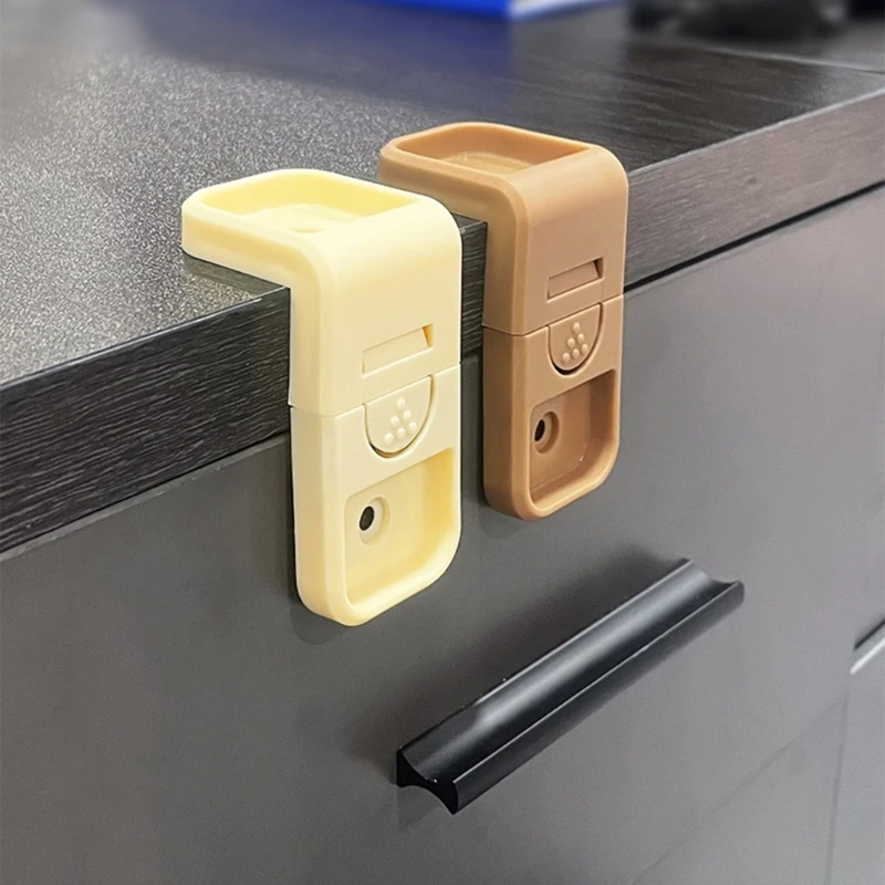 

F1CB Детские противозащемочные замки для ящиков шкафа, прикроватные тумбочки, защитные замки