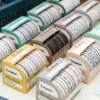 10 Rolls Skinny Washi Tape Set Masking Thin Basic Patterns Decorative Tapes for Arts, DIY Crafts, Journals, Planners, Scrapbook 2