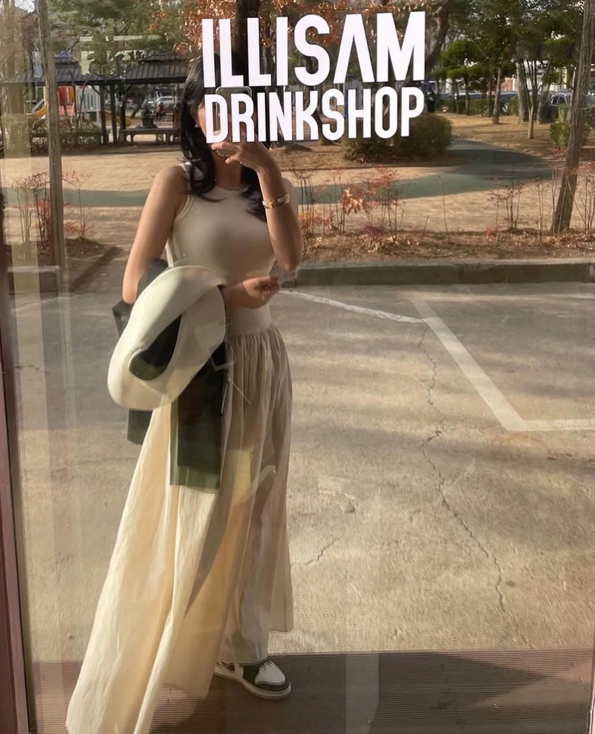 Women Elegant Long Dress Summer Sleeveless Korean Chic Dresses Ladies Vintage A Line Casual Long Robe Vestidos