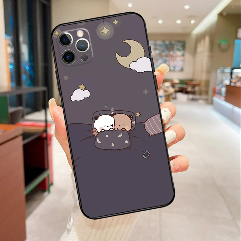 ZhuoFan Custodia Morbida In Silicone TPU Per IPhone 12 Pro Max - Tema Natale Rosso Con Motivo 3D Alce E Pupazzo Di Neve - Antiurto E Ricarica Wireless - 2